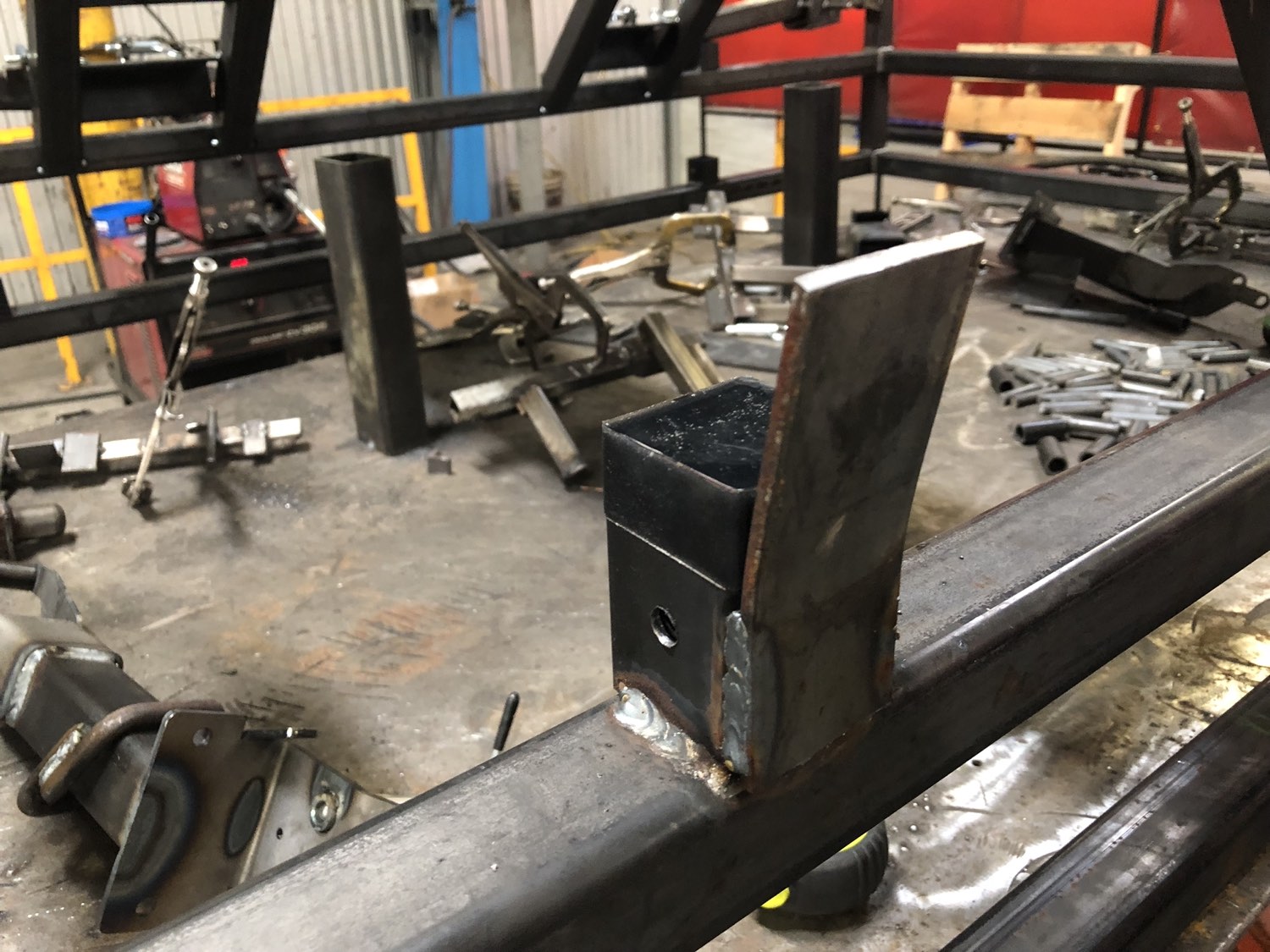 Metal fabrication shop at Southern Perfection Fabrication, Byron GA